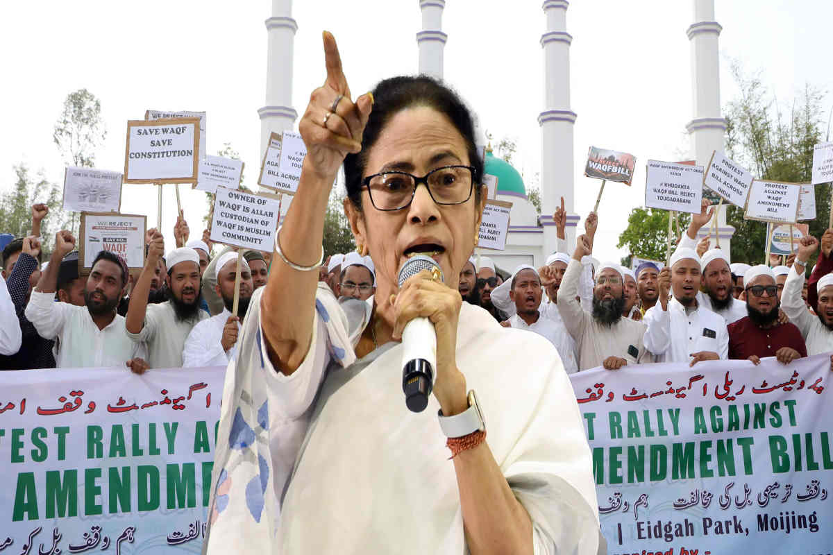 Waqf Amendment Act 2025 Controversy: Mamata Banerjee Slams BJP Over Muslim Rights